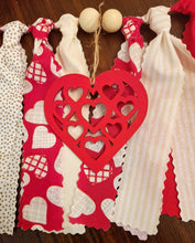 Load image into Gallery viewer, Valentine&#39;s Day Fabric Rag Garland Home Decor
