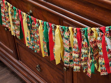 Load image into Gallery viewer, Black History Month Handmade Fabric Rag Garland
