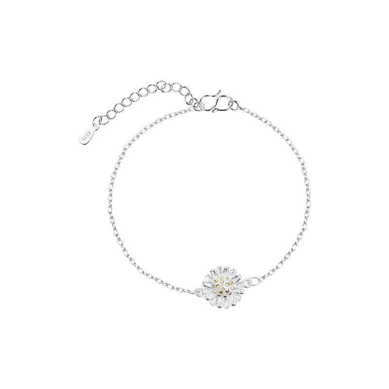 Dainty Daisy Flower Charm Ankle Bracelet| Anklet Copper/Silver Plated