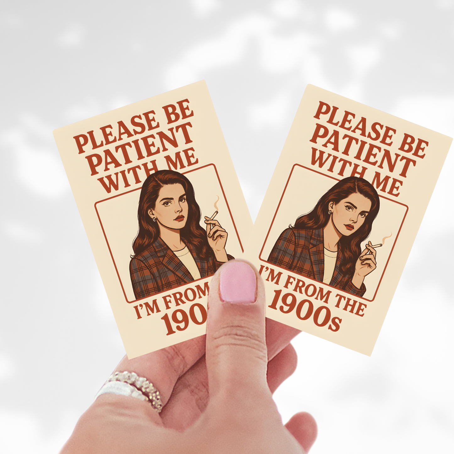 Be Patient With Me Sticker 