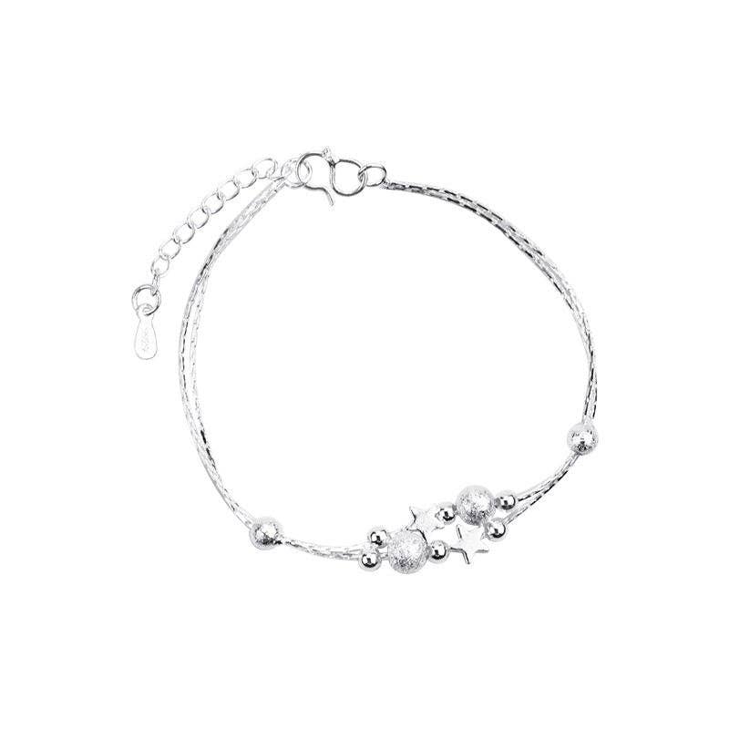 Dainty Star Charm Ankle Bracelet| Anklet in 925 Sterling Silver