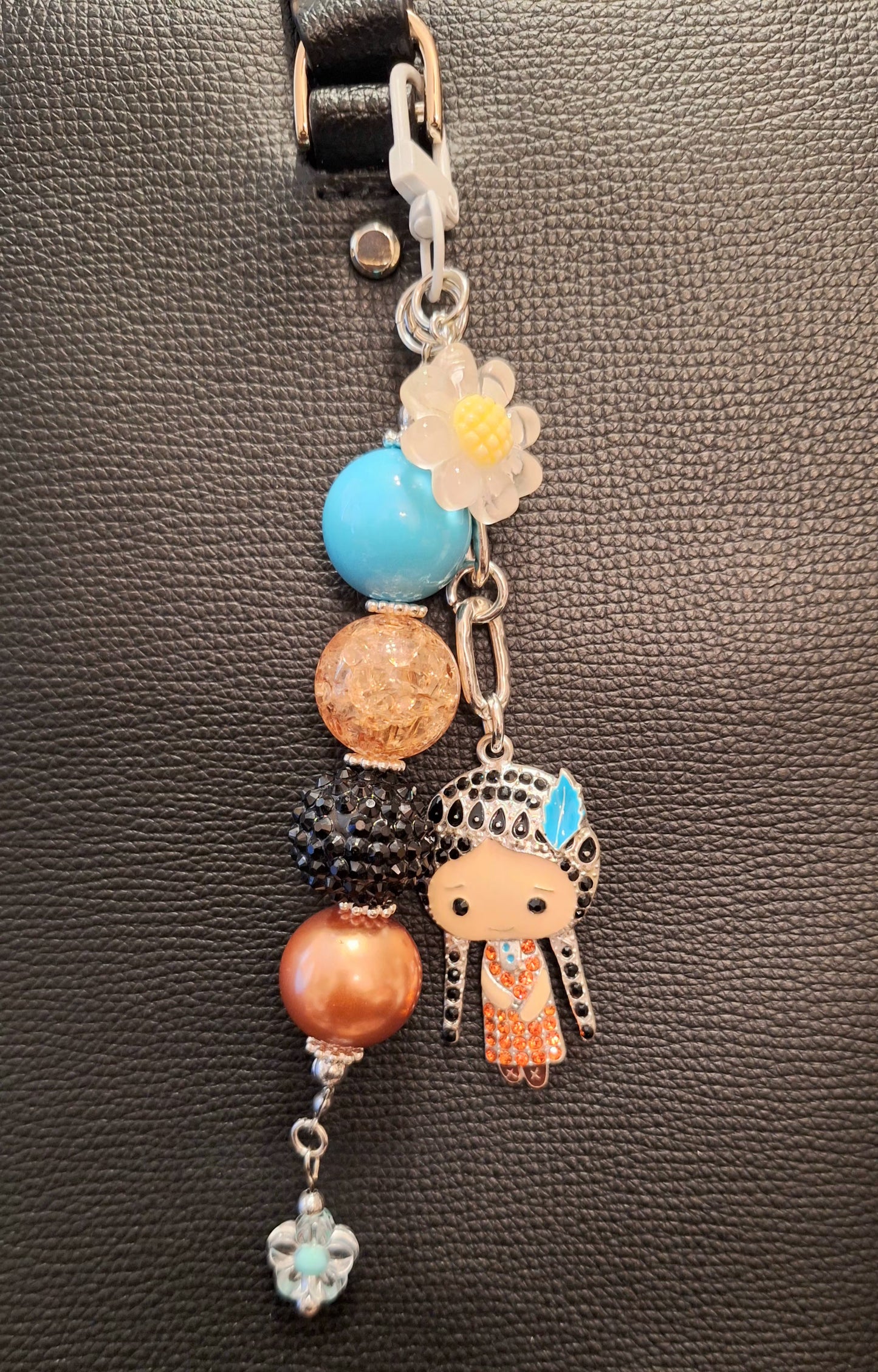 Handmade Beaded Princess Bag Charms/Keychain
