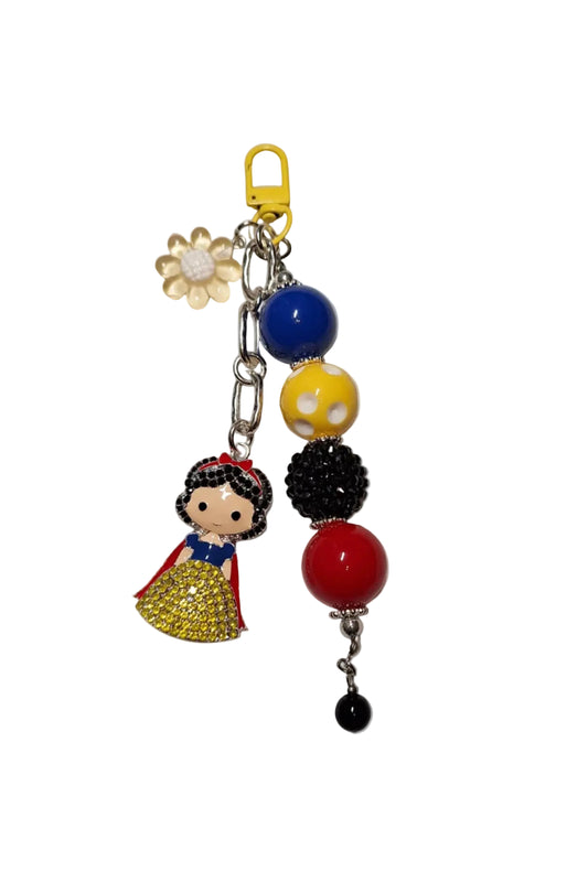 Handmade Beaded Princess Bag Charm/Keychain
