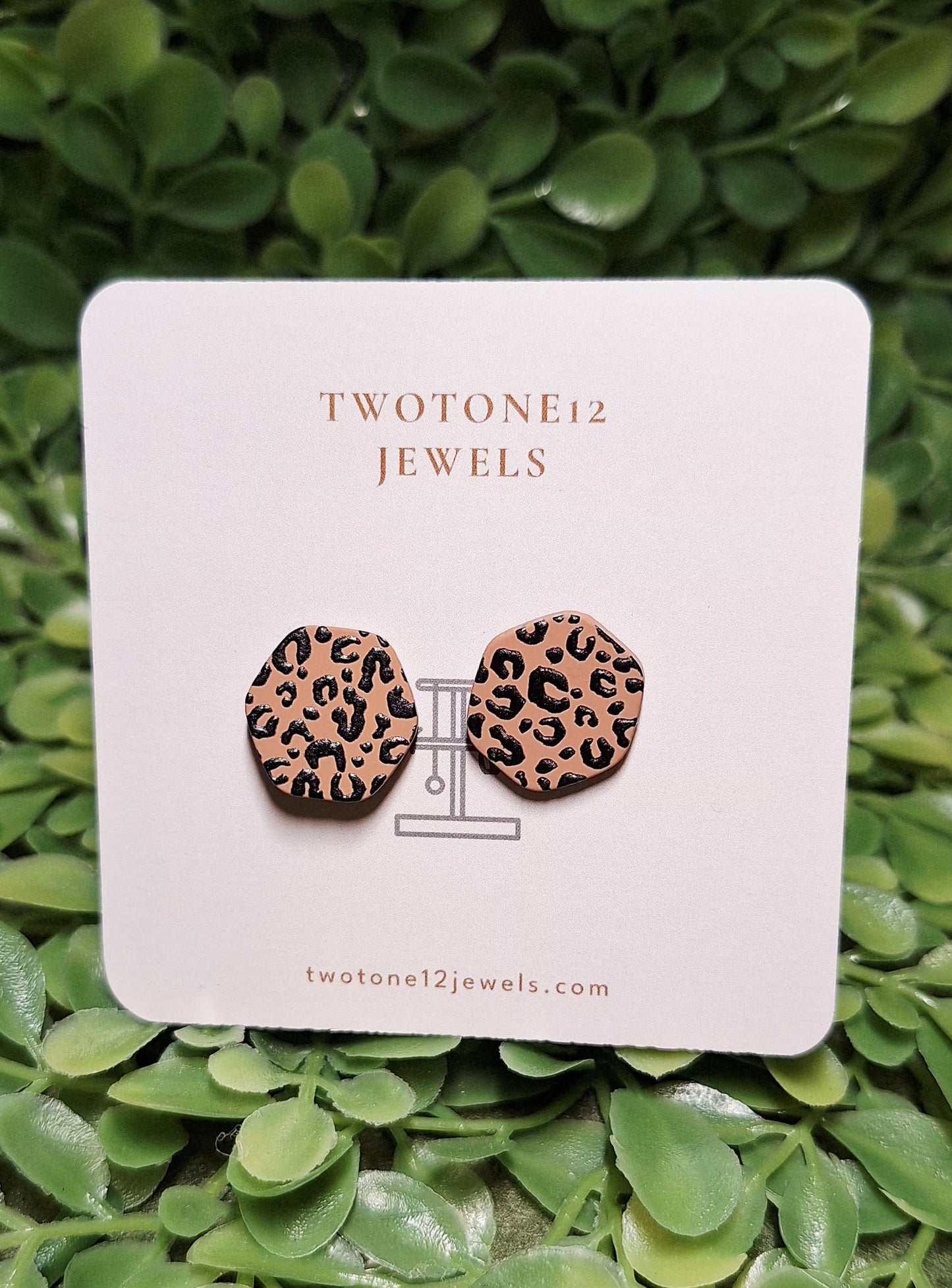 Minimalist Geometric Hexagon Acrylic Stud Earrings