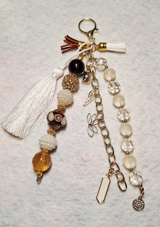 Bougie Gold & Chocolates Bag Charm/Keychain