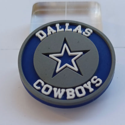 Dallas Cowboys Pattern Croc/Shoe/Wristband Charms