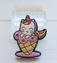 Load image into Gallery viewer, Funny Cute Colorful Unicorn Croc/Shoe/Bracelet Charms
