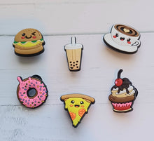 Load image into Gallery viewer, Funny Cute Colorful Foodie Croc/Shoe/Bracelet Charms
